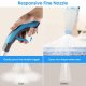 Microfiber Spray Mop for Floor Cleaning with 3 Reusable Mop Pads and 635ml Refillable Bottle, Blue