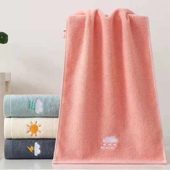 Bathroom Hand Towels Set of 4, 100% Cotton Towels Highly Absorbent Hand Towels Measures 14" x 29"