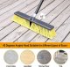 18" Push Broom Outdoor Heavy Duty Broom with 63" Long Handle