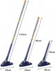 Mop Set 360° Rotatable Telescopic Adjustable Triangular Cleaning,  Wet Dry Shower Scrubber Wringer,(Blue)